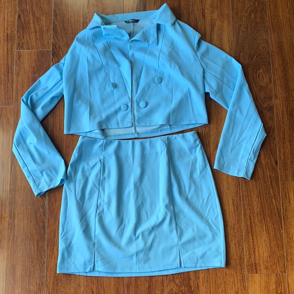 SHEIN blouse and skirt set